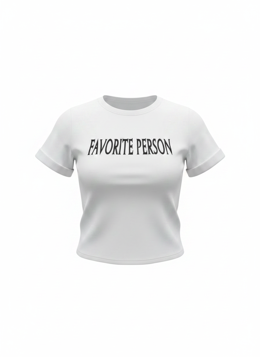 Favorite Person Cropped Tee